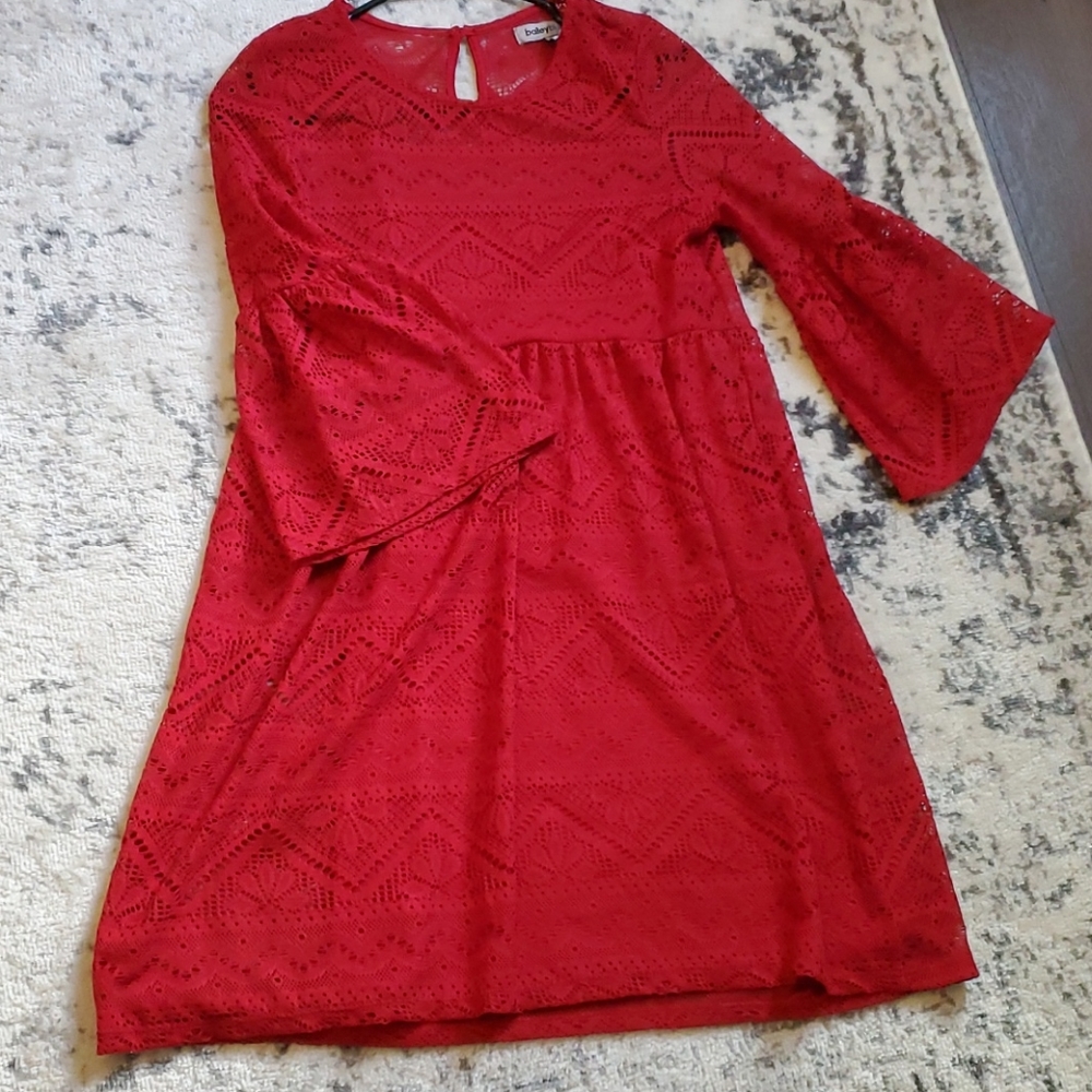 NWOT Bailey Blue boho lace babydoll dress